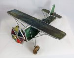 Army Green Stained Glass Monoplane Kaleidoscope