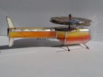 Stained Glass Yellow & Orange Helicopter Kaleidoscope