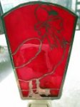 Red Stained Glass Duck Nightlight