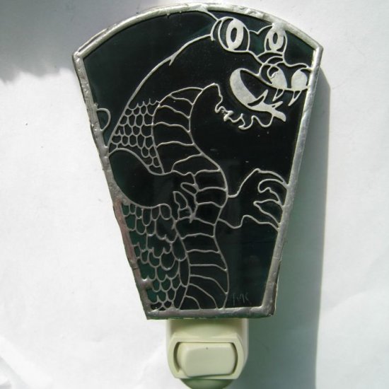 Dragon Green Nightlight - Click Image to Close