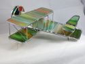 Green & Orange Stained Glass Bi-Plane Kaleidoscope