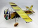 Airplane Kaleidoscope - Yellow and Brown Monoplane - Click Image to Close