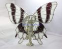 Butterfly Lady Statue Purple & White