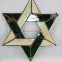 Green and Ivory Star of David